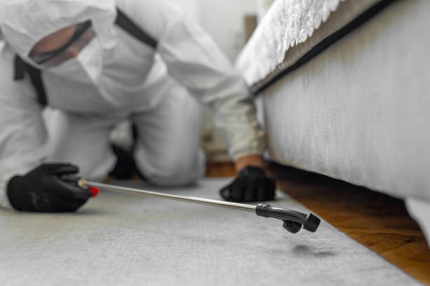 Professional Mosquito Control technician working in Helmetta, NJ